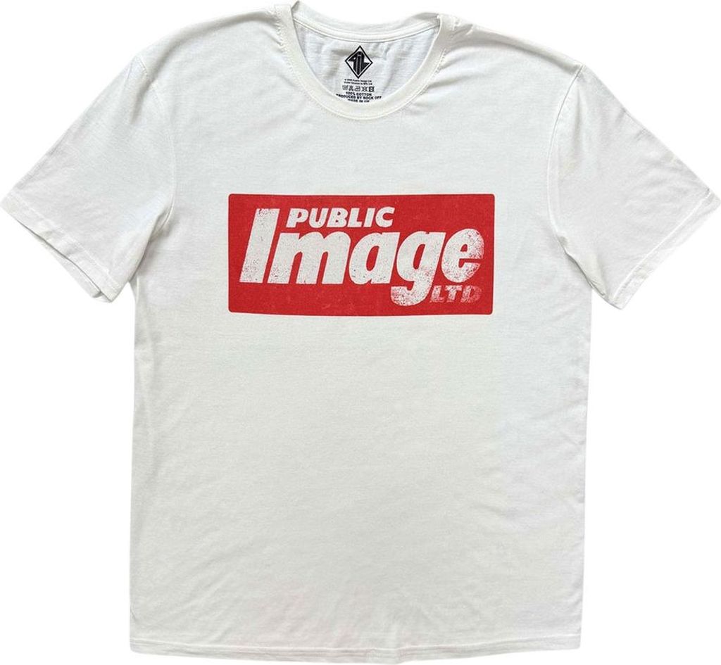 PIL (Public Image Ltd) - T-Shirt für Herren/Damen Uni RO15371 (L) (Weiß)