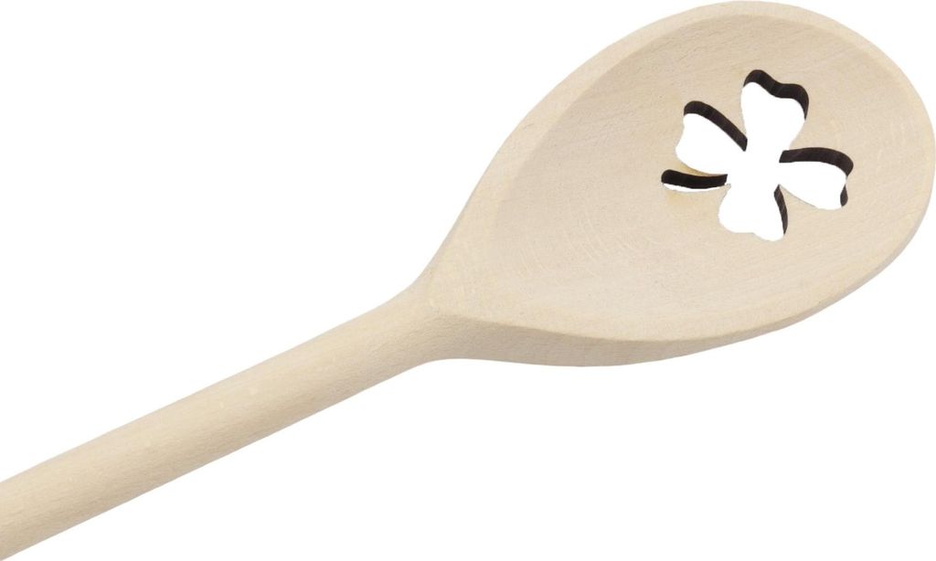 Cucchiaio da cucina svedese in legno con motivo smile in Immagine del prodotto 