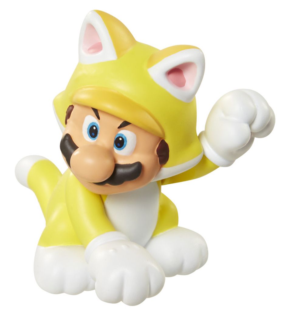 Nintendo Super Mario Figur Cat Mario, 6,5 cm