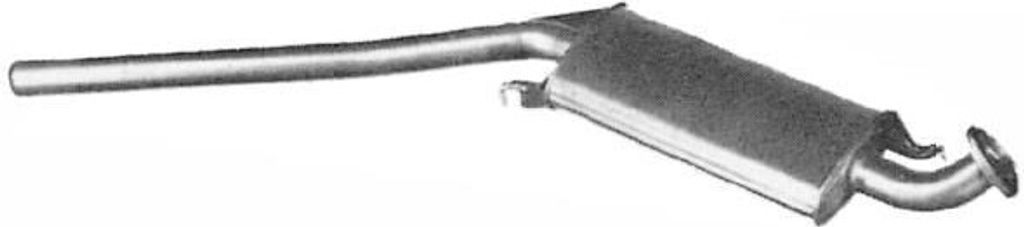 VEGAZ AS-141 Mittelschalldämpfer Schalldämpfer für AUDI 100 Limousine (4A2, C4) A6 Avant (4A5, C4) A6 Limousine (4A2, C4) 100 Avant (4A5, C4)