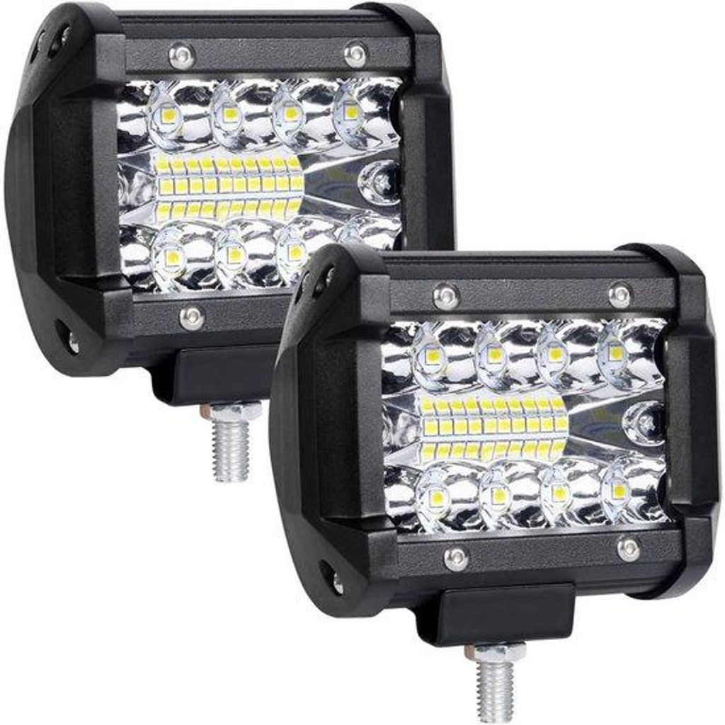 LED-Arbeitsscheinwerfer 12V 60W - Wasserfest - 6500K - Gerichtet - Hintenlicht - Für Autos, Traktoren, SUVs, UTVs, ATV