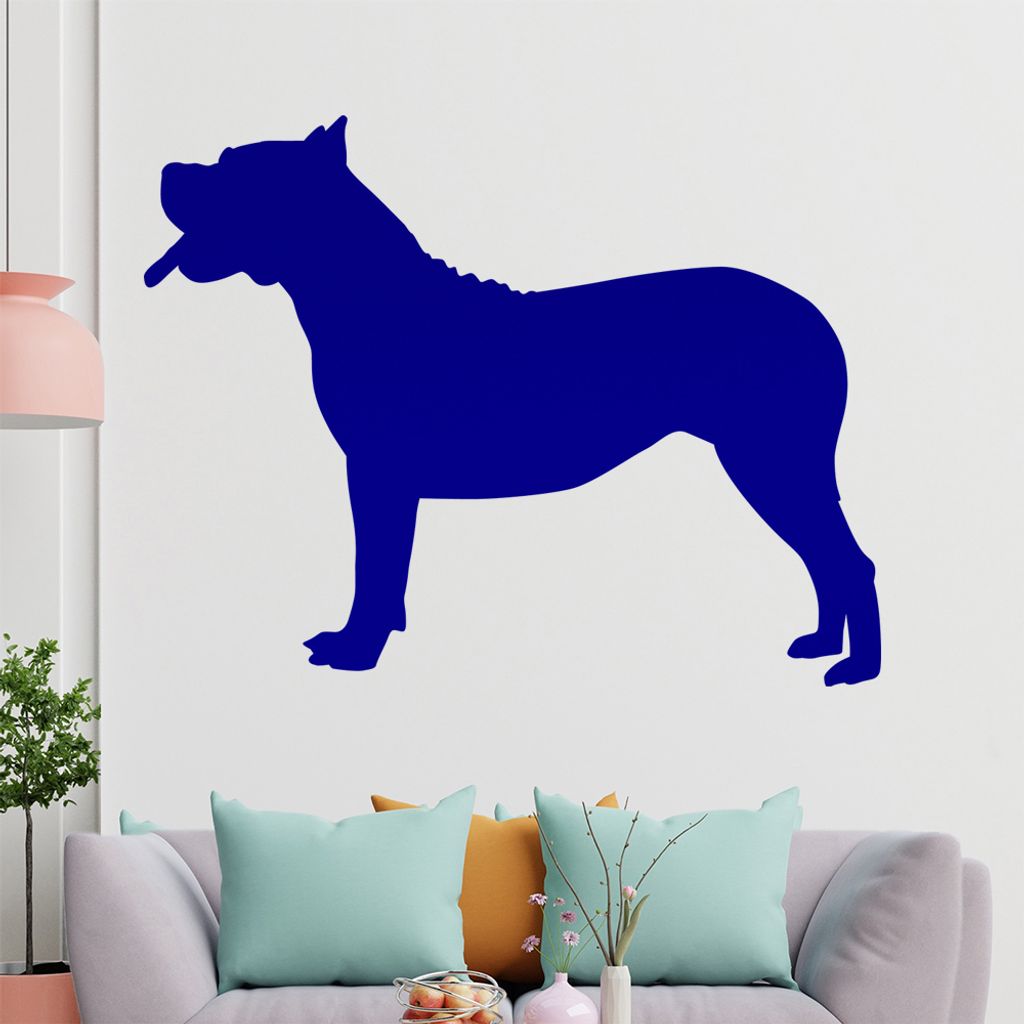 KIWISTAR Dogo Canario Silhouette Wandtattoo in 6 Größen - Wandaufkleber Wall Sticker - Dekoration, Küche, Wohnzimmer, Schlafzimmer, Badezimmer