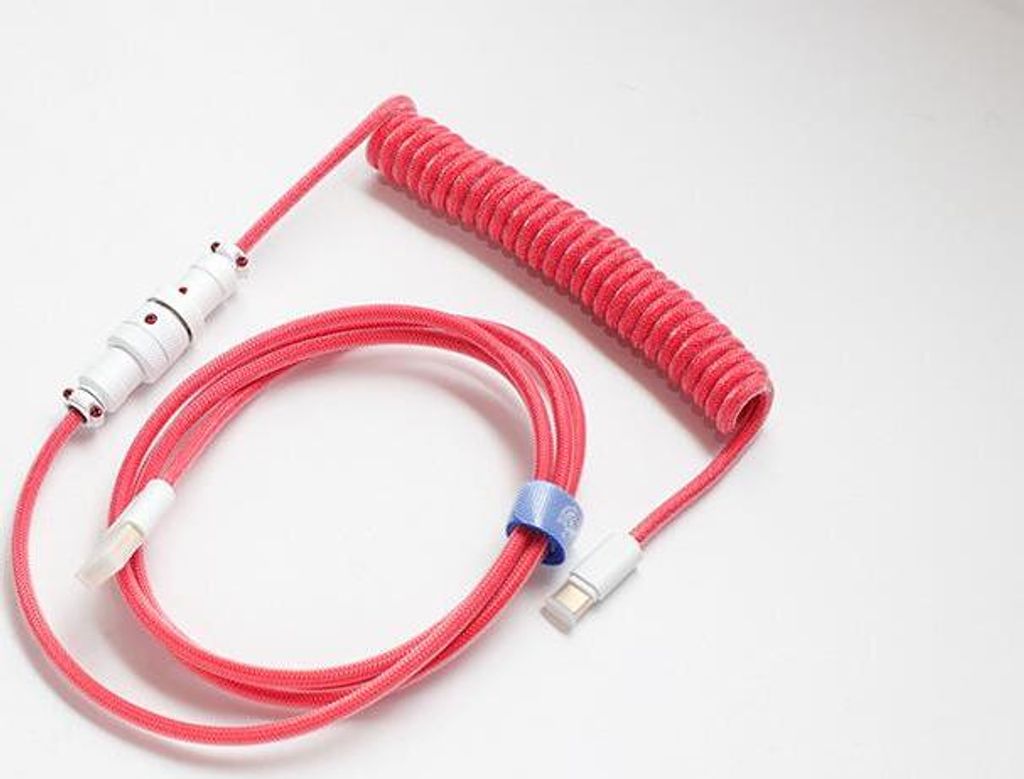 Ducky Premicord USB Kabel 1,8 m USB A USB C Pink (DKCC-FRCNC1)