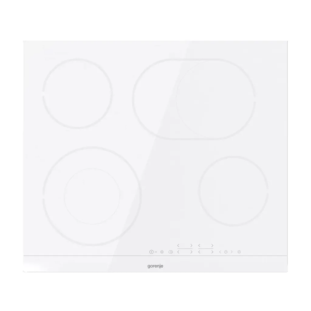 Gorenje ECT643WCSC Table de cuisson vitrocéramique 4 zones blanc 60 cm