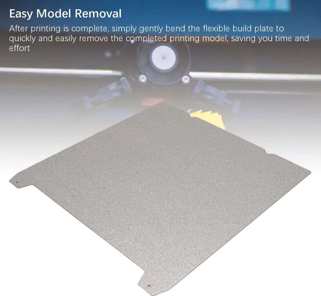 Plateau PEI structuré 1,3 mm flexible pour Ender 5 S1 double surface