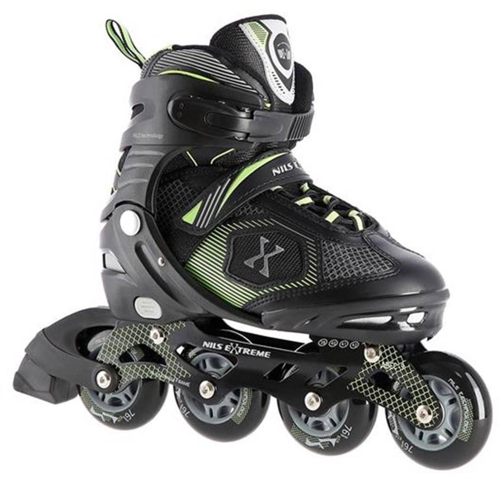 Pattini a rotelle NILS Extreme NA9080, verde L(39-42) Immagine del prodotto 