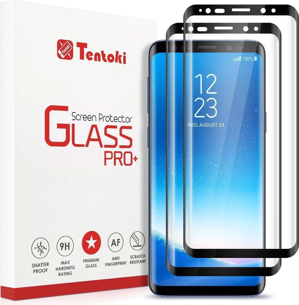 Protection Samsung Galaxy S8+ : pack de 2 verres blindés anti-rayures 9H