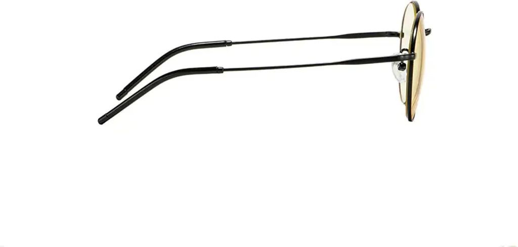 Gunnar Optiks ELLIPSE, Owalny, Klasyka, Czarny, Stal Zdjęcie produktu 