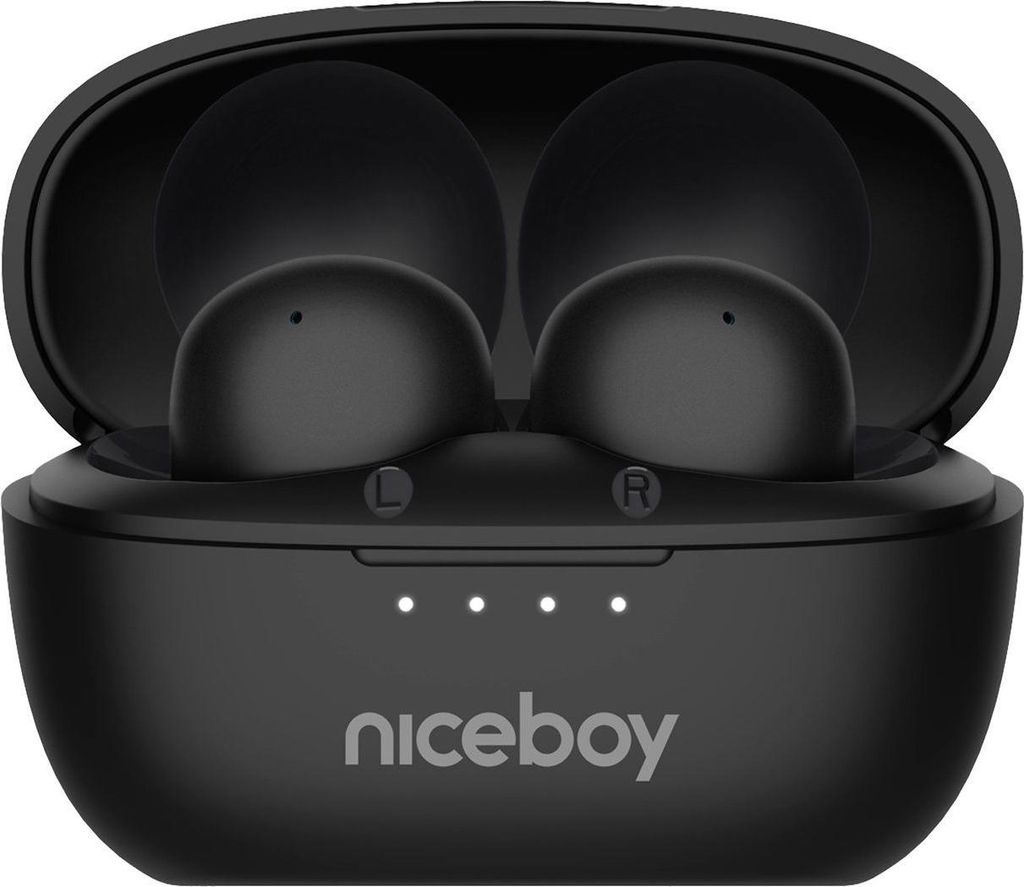 Niceboy Podsie 4 POP True Wireless In-Ear Kopfhörer Schwarz Produktbild 