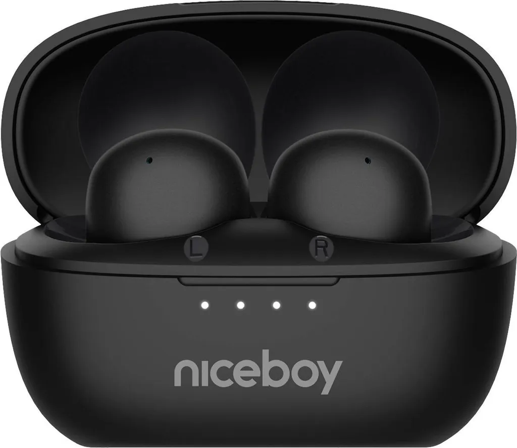 Écouteurs sans fil stables Niceboy Podsie 4 POP anti-coupures noir