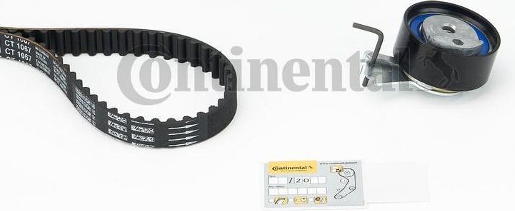 CONTINENTAL CTAM CT1067K1 Zahnriemensatz OE 083186 kompatibel mit Berlingo, C2, C3, Nemo, Saxo, Xsara, Fiorino, Qubo, 1007, 206, 207, 306, 307, Bip...