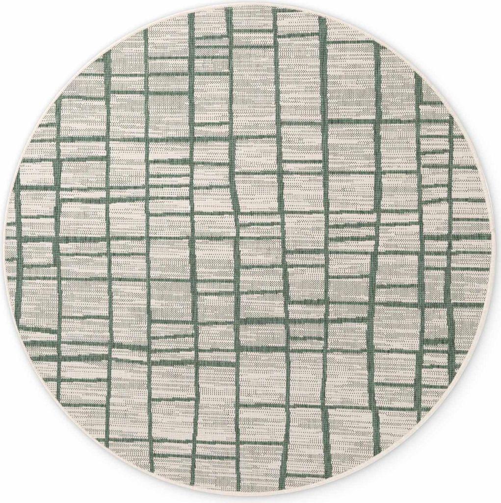 Tapis Ted Baker Haringey à tissage plat, Crouch, vert et Image du produit 
