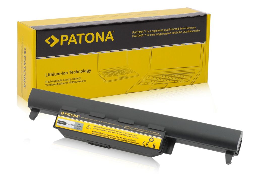 PATONA 2291, Akku, ASUS, ASUS A45 Serie ASUS A45D, A45DE, Produktbild 