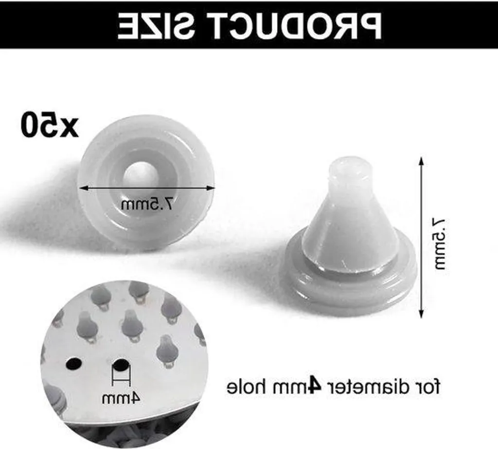 Kit réparation douche inox : 50 têtes en silicone pour débit régulier