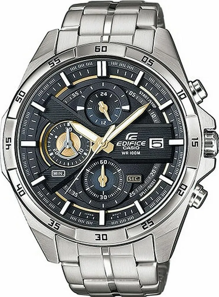Montre Homme Casio EFR-556D-1AVUEF Edifice Chronographe Noir et Argent