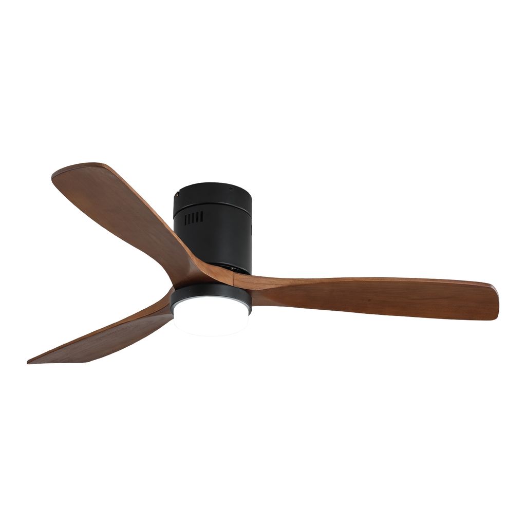 Deckenventilator 3 Lüfterblätter aus Massivholz, Produktbild 