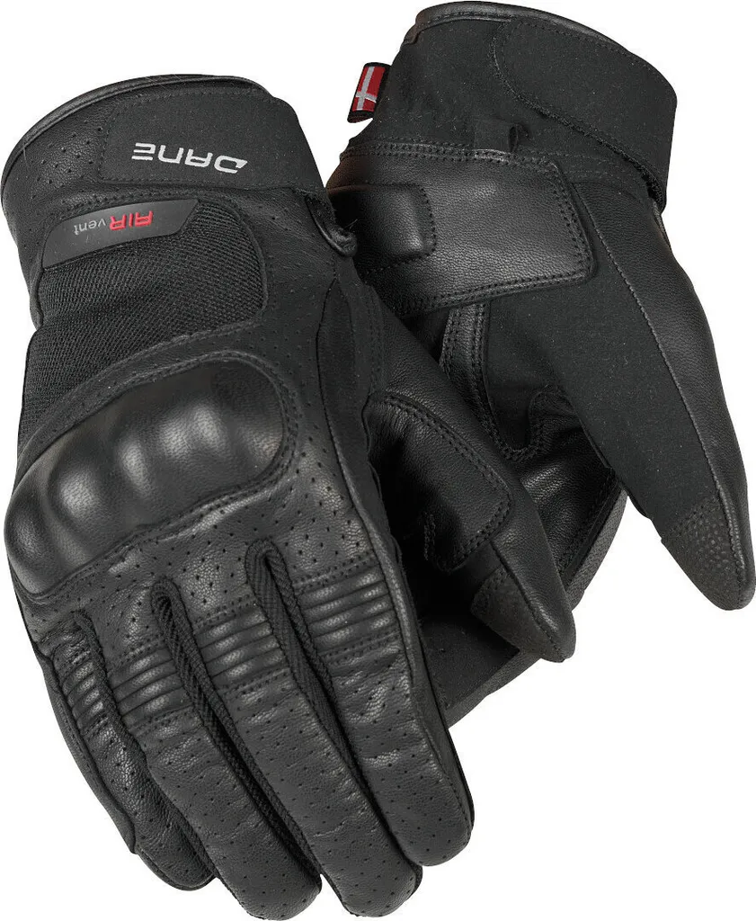 Gants Moto DANE Rasmus S Noirs Idéals pour la Ville et les Trajets