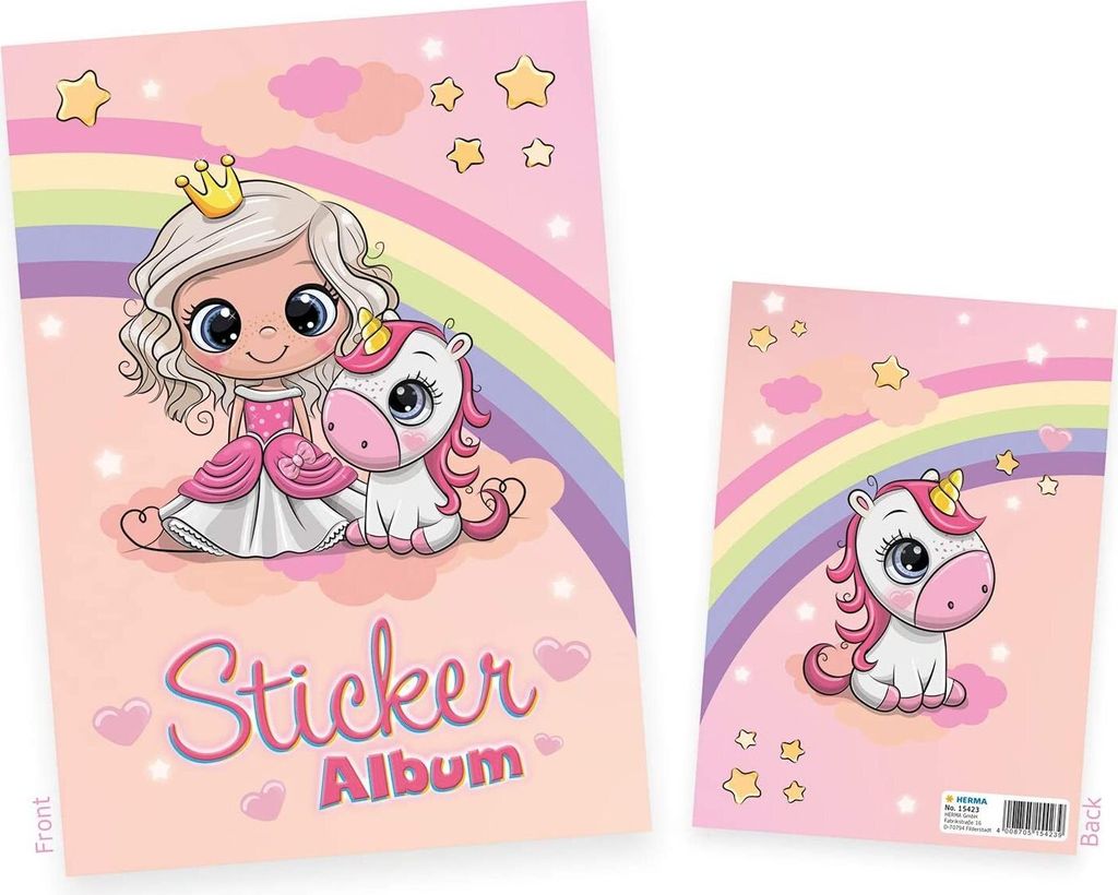 HERMA Stickeralbum "Prinzessin Sweetie" DIN A5 16 Seiten Produktbild 