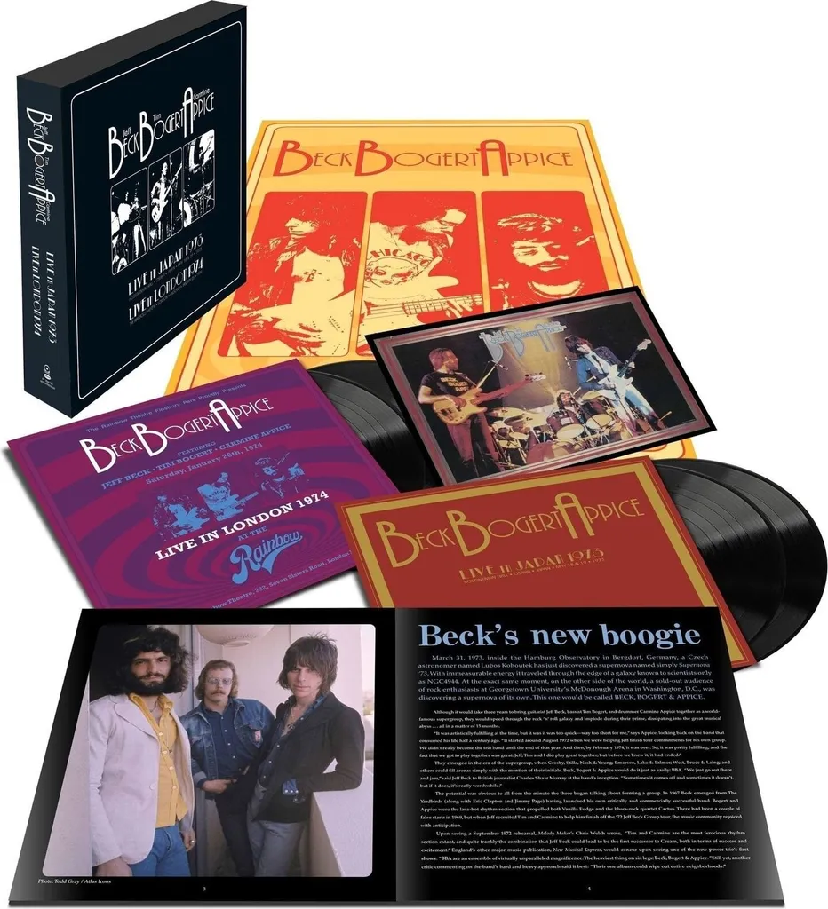 Beck, Bogert & Appice Live In Japan 1973 & London 1974 Coffret Vinyle 180g