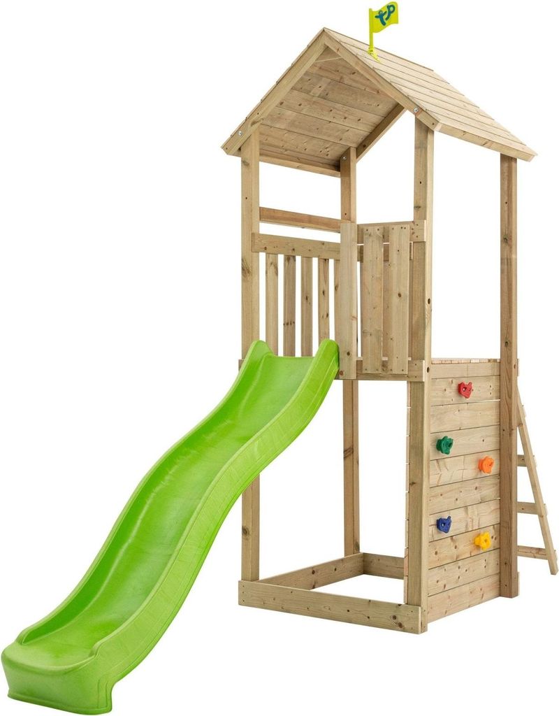 Spielturm mit Rutsche SKYWOOD Braun H270cm