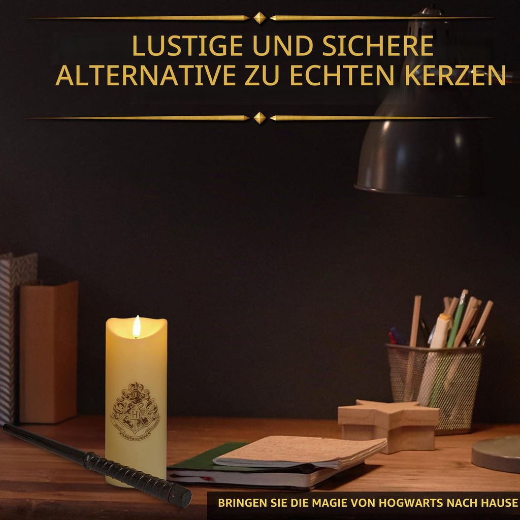Harry Potter LED Kerze Mit Zauberstab Fernbedienung