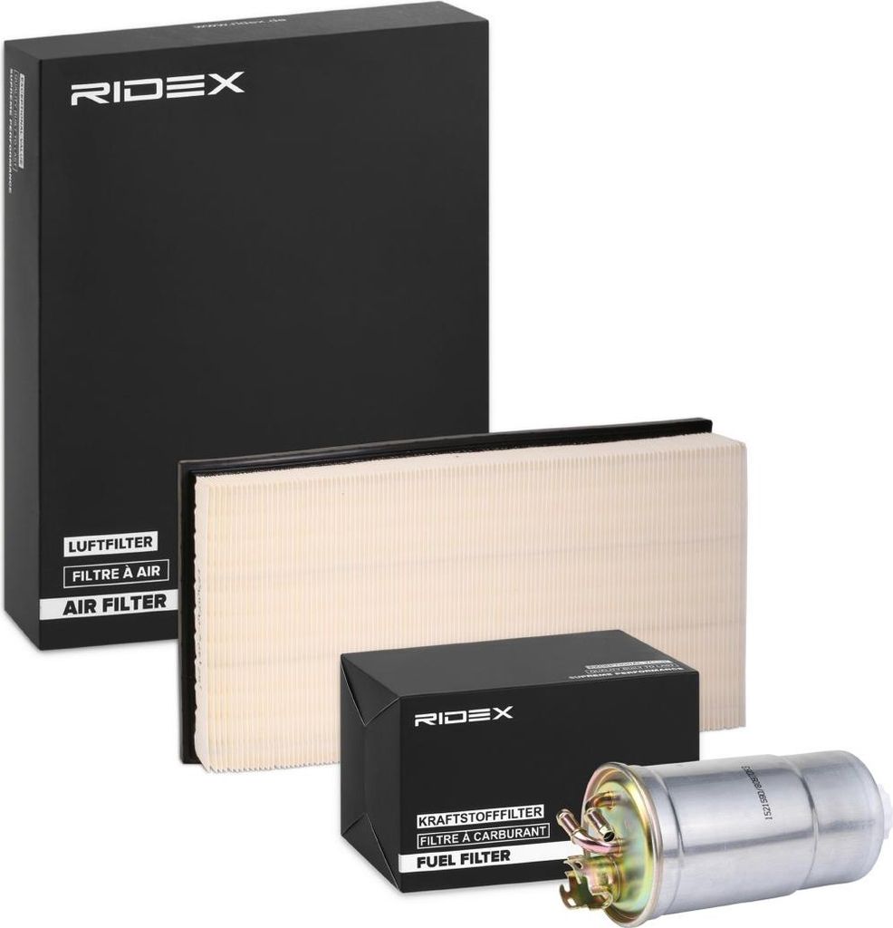 RIDEX Filterset Inspektionspaket Filtersatz für VW Golf IV Schrägheck (1J1) TOURAN (1T1, 1T2) Passat Variant (3C5) Golf IV Variant (1J5) SCIROCCO