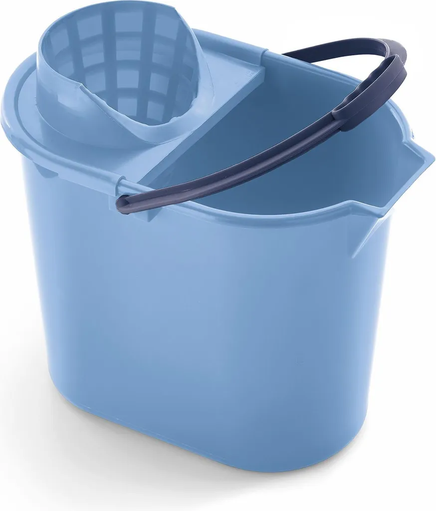 Seau de lavage avec essoreur 14 litres MERY pour sols et carrelages