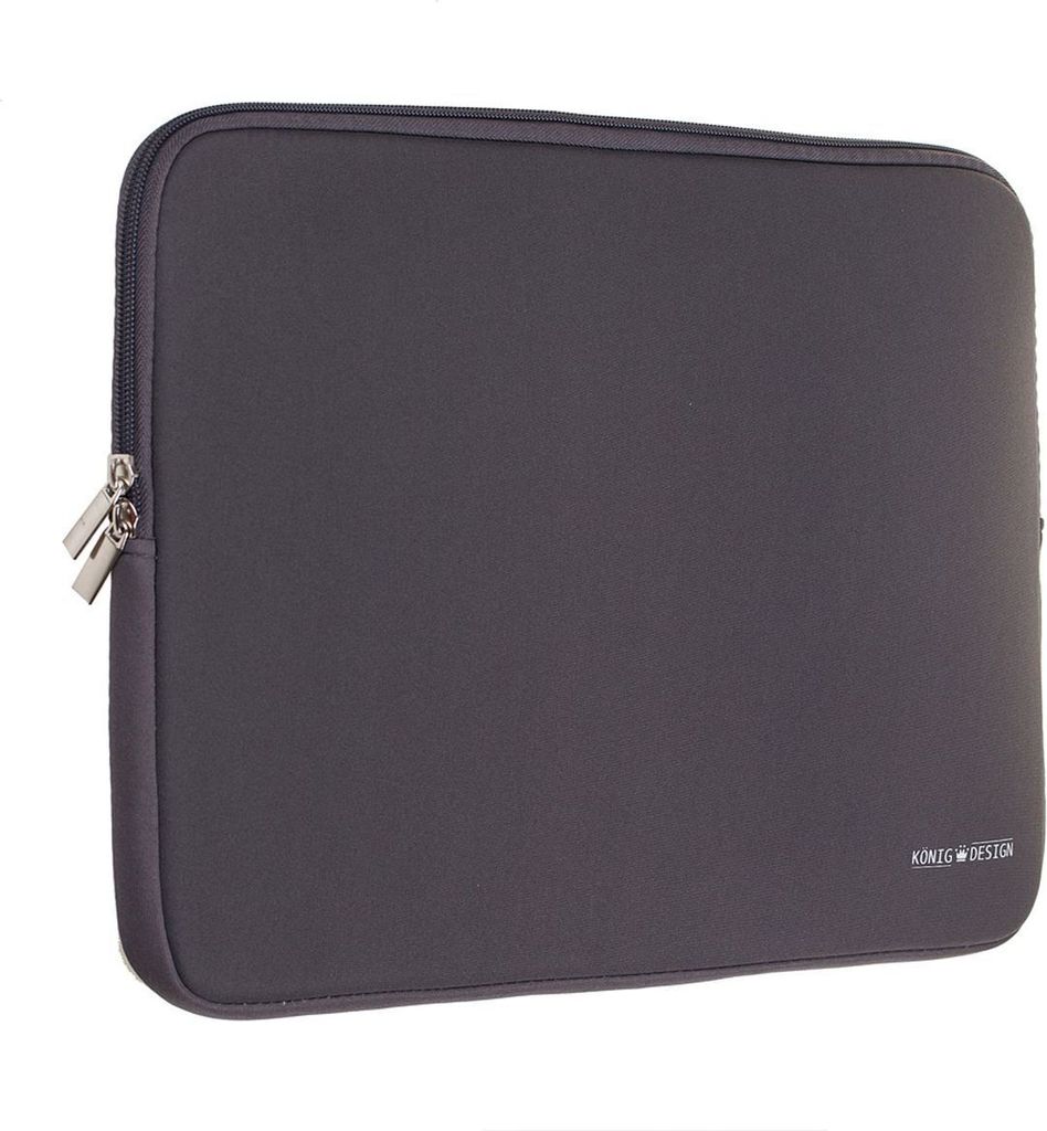 13 Zoll Laptop Tasche Notebooktasche Grau Notebook Laptoptasche Herren Damen Schutzhülle Schutztasche Sleeve Neopren 33,5 cm x 25,5 cm x 2 cm