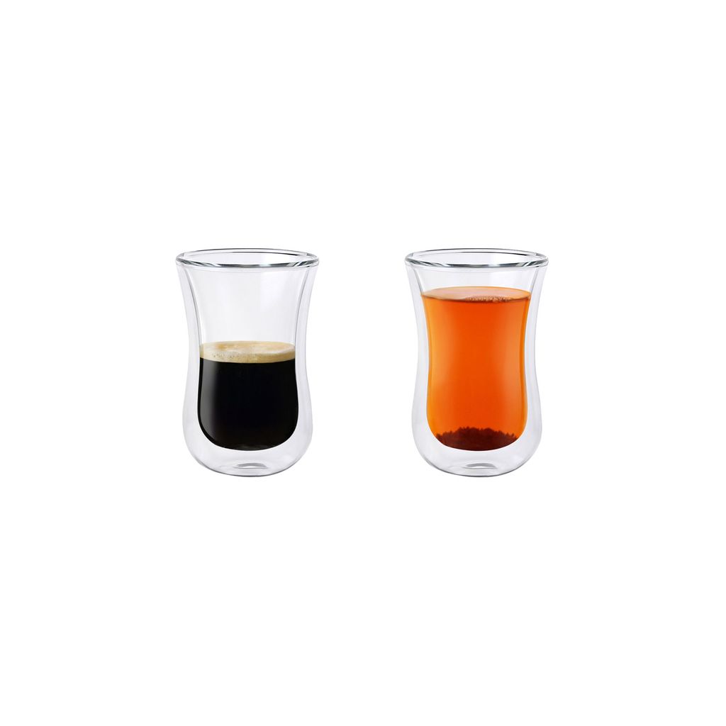 Stölzle Lausitz Wassergläser Elements metallic Weiß/Gold 6er-Set 465 ml - Allroundgläser für