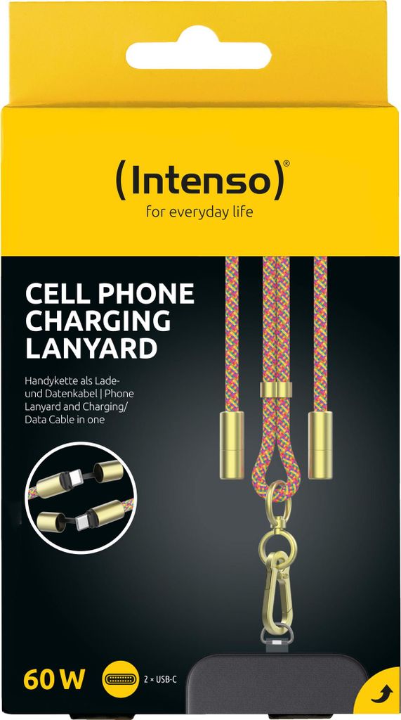 Intenso USB-C Charging Lanyard - Câble pour collier de Image du produit 