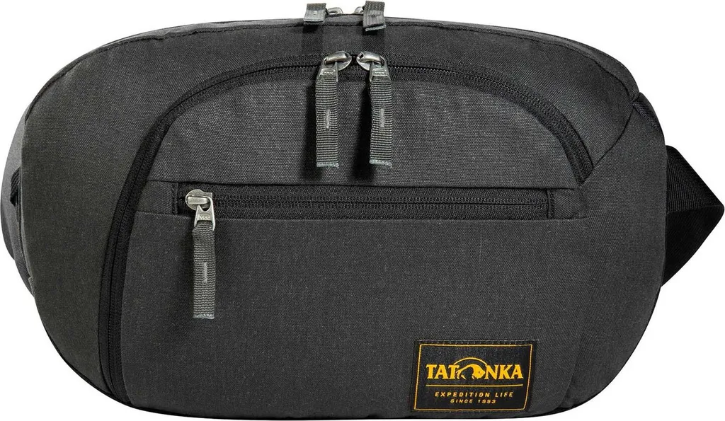 Sac banane en fibre de Kapok écologique et sacoche bandoulière noire 5L