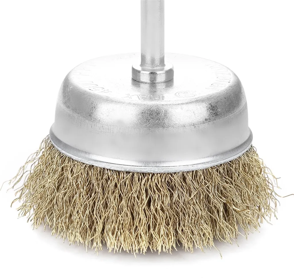 Brosse métallique pour perceuse pour enlever la rouille tenace, pack de 24