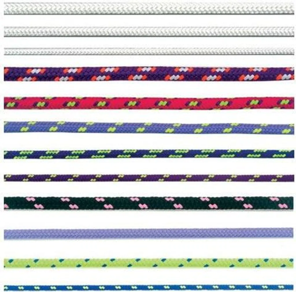 Corde tressée en polyester 7mm avec âme centrale - Bobine de 100m DIY