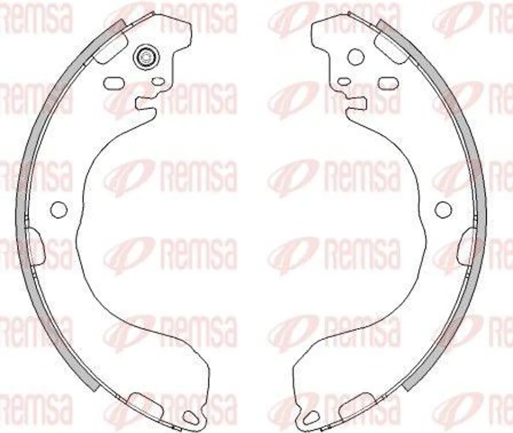 Stop bruits de freinage : Mâchoires REMSA 4471.00 pour Nissan Juke