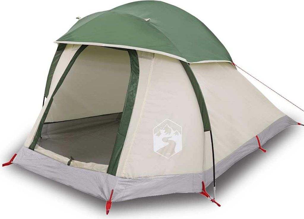 vidaXL Kuppel-Campingzelt 1 Person Grün Wasserdicht