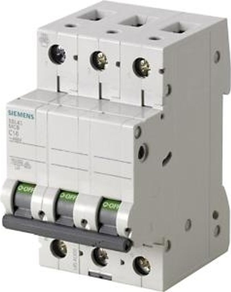 Siemens Leitungsschutzschalter 3polig 6 A 400 V 5SL4306-7 (5SL4306-7)
