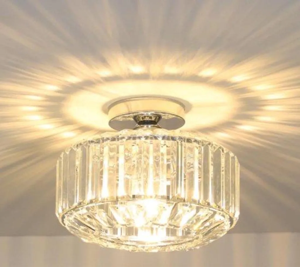 Lustre moderne en cristal pour salon et salle à manger design chic