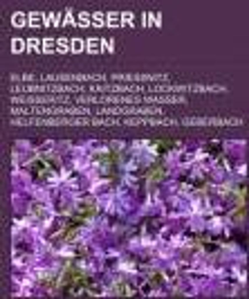 Gewässer in Dresden