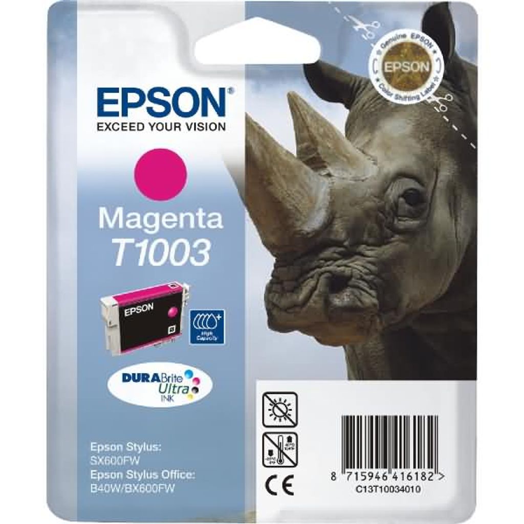 Epson T1003 - 11,1 ml - magenta - originale - confezione in Immagine del prodotto 