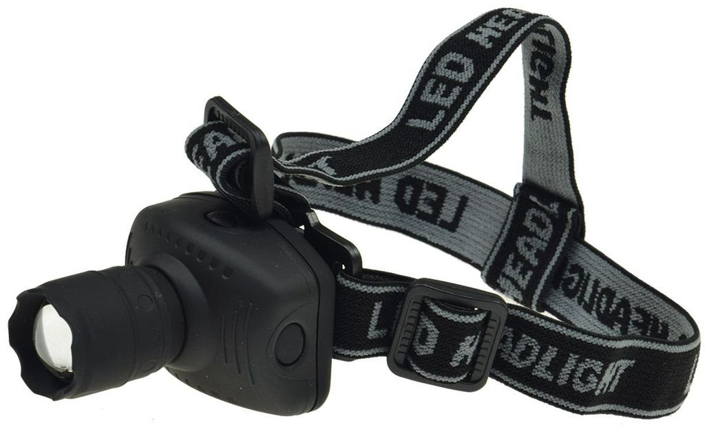 ChiliTec Lampada frontale a LED 1W CREE LED 80l 6000K 130g Immagine del prodotto 