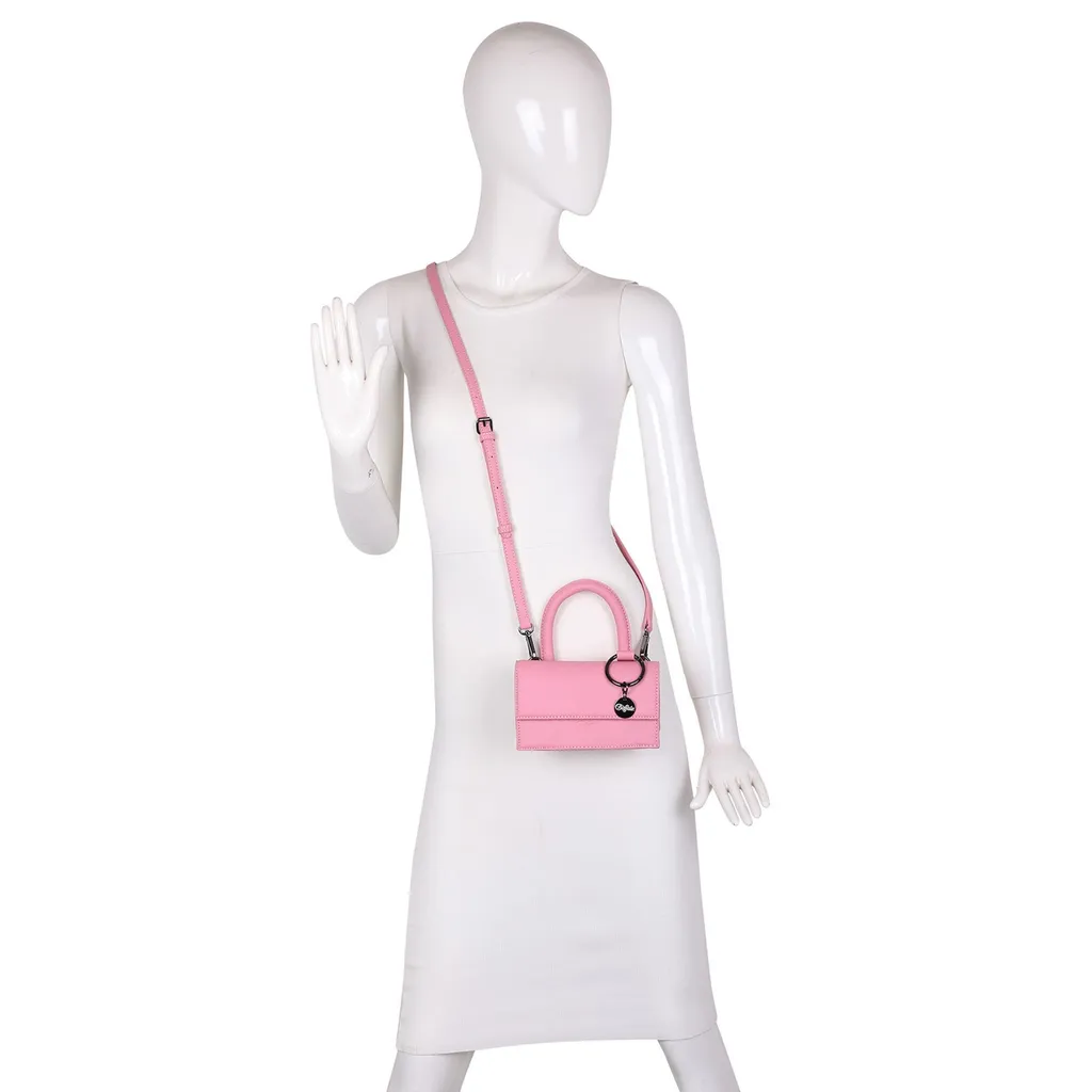 Petit sac à main rose pour femme BUFFALO Muse Clap02 à bandoulière - 4