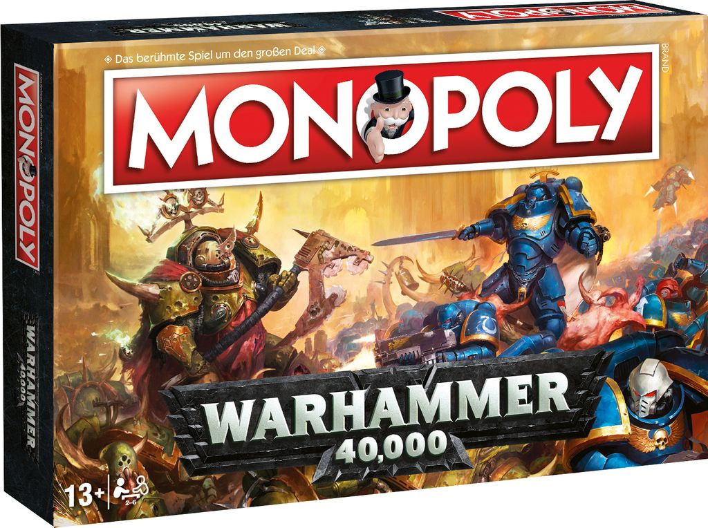 Monopoly Warhammer 40K 40.000 Spiel Gesellschaftsspiel Produktbild 