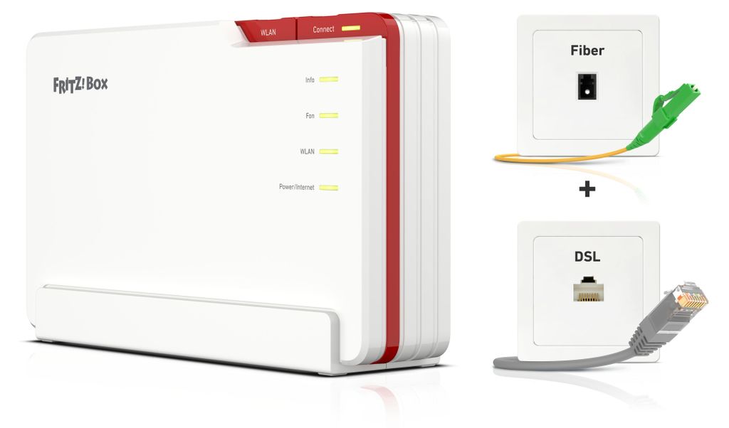 FRITZ!Box 5690 Pro Wifi 7-Router Gigabit Ethernet Tri-Band Produktbild 
