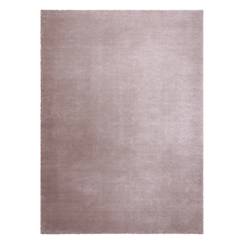 Tapis doux rose dirty pink lavable CRAFT 160x230 cm texture soyeuse
