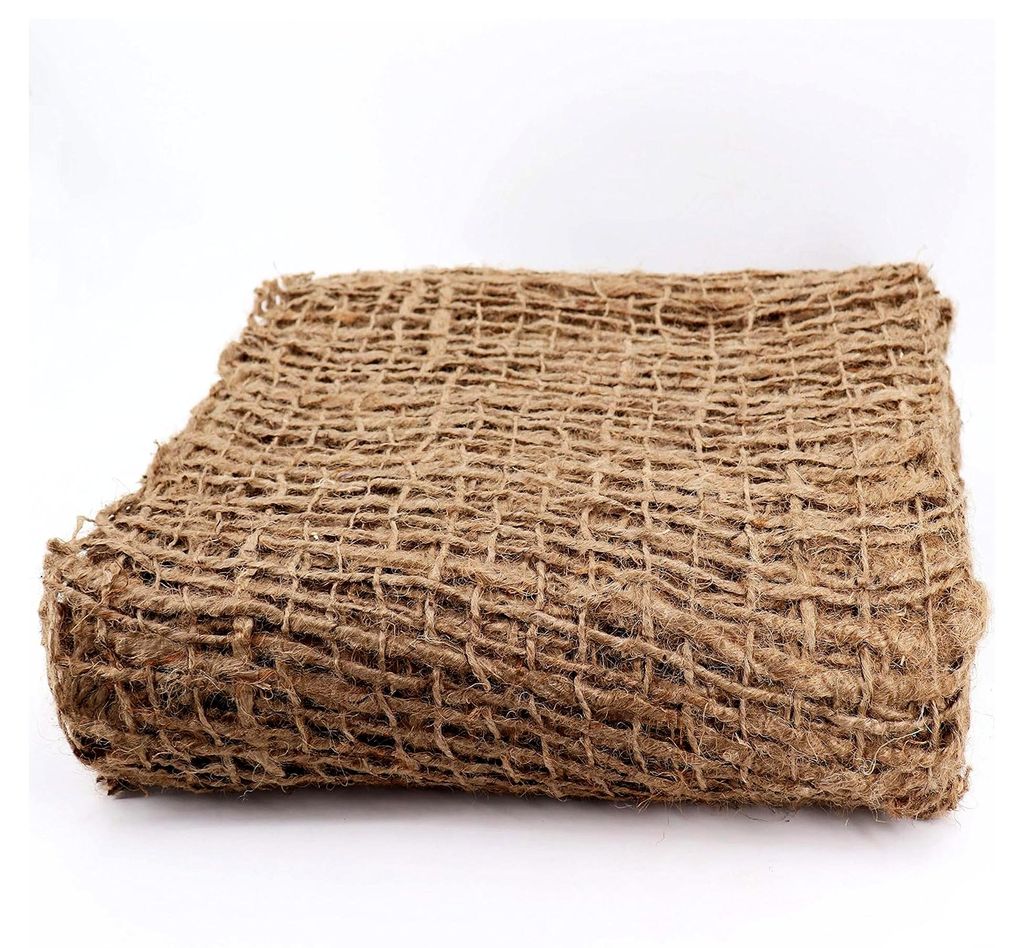 Jute Ufermatte 28m Jutegewebe 1,20m breit für Pflanzen Wurzelschutz Hangsicherung Bewuchsmatte
