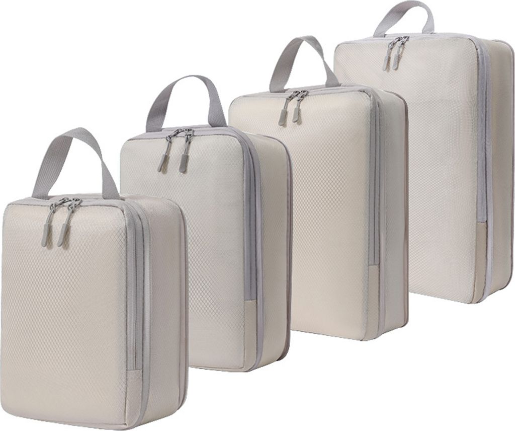 4/7-teilige Reise-Aufbewahrungstasche, platzsparend, effizient komprimiert, maximaler Platz im Koffer, schnell zugänglicher Reise-Organizer