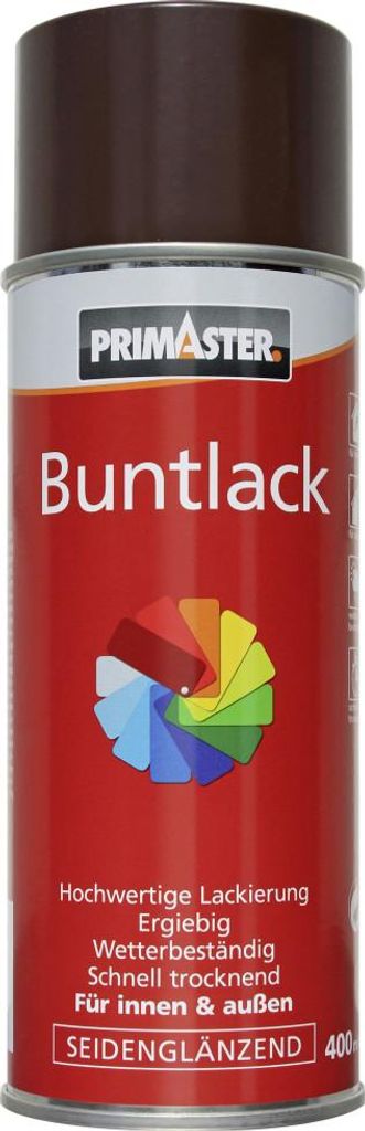 Primaster Lackspray 400 ml schokobraun seidenglänzend Produktbild 