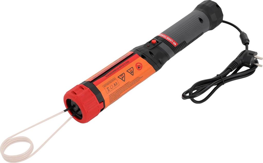 Induktionsheizgerät - Handgerät zum Lösen von Schrauben und Muttern - Leistung 1100 W - EU-Stecker 220 V - Flammenlos bis 800 °C - Set mit 10 S...