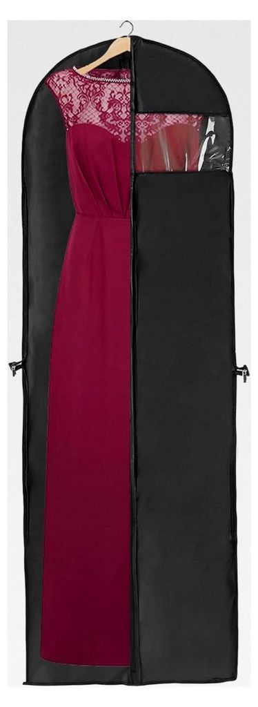 Kleidersack 60*180cm, 1 Stück, für Brautkleid, Anzug, Abendkleid, lange Kleider & Mäntel, Reisetasche, Kleiderhülle