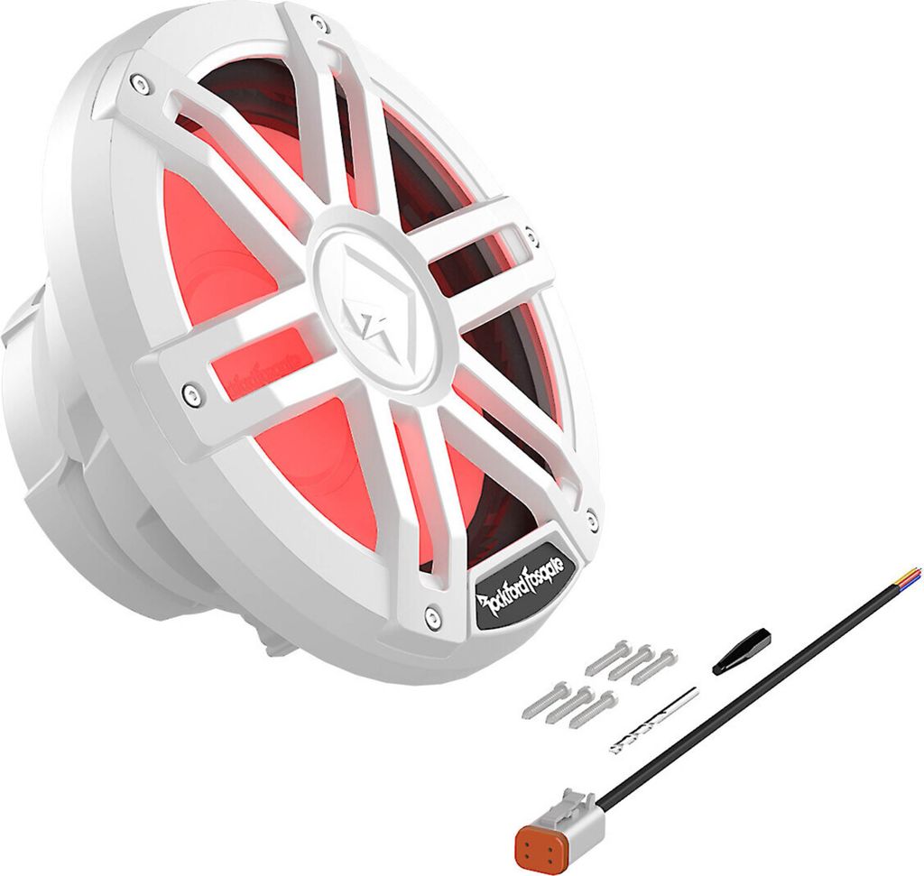 ROCKFORD Color Optix Subwoofer Bass Tiefton Hifi 25 cm M1D2-10